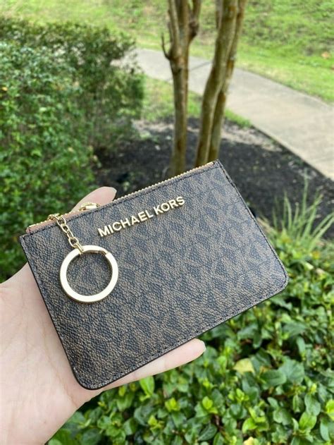 large michael kors key chain|Michael Kors wallet gift set.